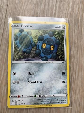 Bronzor 129/192 Rebel Clash - Pokémon Kaart beschikbaar voor biedingen