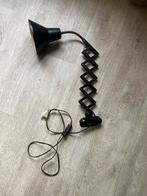 Hala Zwarte Schaarlamp, Huis en Inrichting, Lampen | Vloerlampen, Ophalen of Verzenden, Gebruikt, Metaal, Minder dan 100 cm