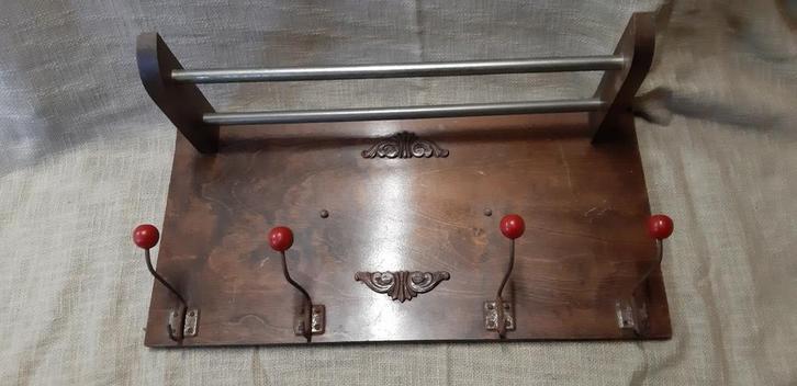 Oude kapstok, Huis en Inrichting, Woonaccessoires | Kapstokken, Zo goed als nieuw, Wandkapstok, Minder dan 100 cm, Hout, Ophalen of Verzenden