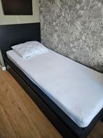 Ikea bed malm, Huis en Inrichting, Slaapkamer | Boxsprings, Ophalen, 90 cm, Eenpersoons, Bruin