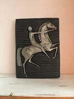 Vintage brutalist wanddecoratie paard, Huis en Inrichting, Woonaccessoires | Wanddecoraties, *, Gebruikt, Verzenden, *