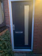 Canda voordeur (grijs geverfd), Doe-het-zelf en Verbouw, Deuren en Horren, Ophalen, Glas, Buitendeur, 200 tot 215 cm