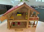 Groot houten poppenhuis, Ophalen, Gebruikt, Poppenhuis
