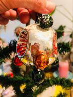 Antieke kerstbal grote atoom oude kerstversiering, Ophalen of Verzenden, Gebruikt