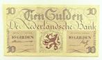 Bankbiljet 10 gulden 1945 Lieftinck, cat. PL42.a / 45-1a, Postzegels en Munten, Bankbiljetten | Nederland, Verzenden, 10 gulden