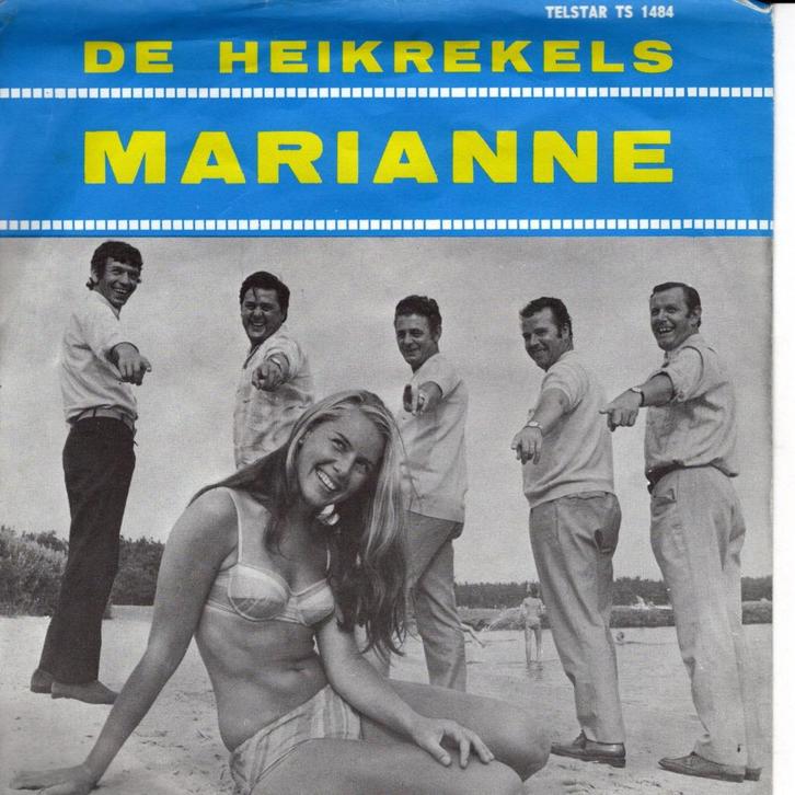 De Heikrekels - Marianne, Cd's en Dvd's, Vinyl Singles, Gebruikt, Single, Nederlandstalig, 7 inch, Ophalen of Verzenden