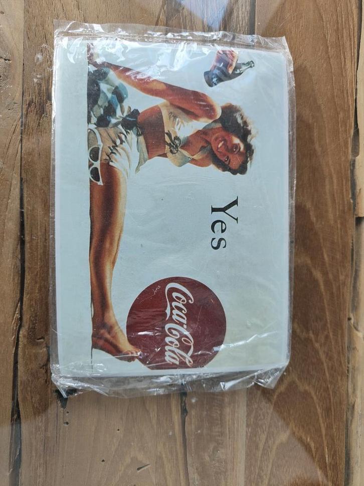 Coca Cola Reclamebord in Verpakking, Verzamelen, Merken en Reclamevoorwerpen, Zo goed als nieuw, Reclamebord, Ophalen of Verzenden