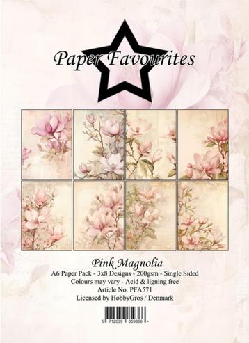 Paper Favourites A6 Pink Magnolia (roze magnolia) PFA571 beschikbaar voor biedingen