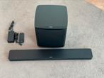 Bose Soundbar 500 + Acoustimass 300 Subwoofer, Bose, Zo goed als nieuw, Bose, Bluetooth