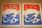 De gevaren van de weg - Map I & II - ca 1950 !!, Ophalen of Verzenden, Gelezen
