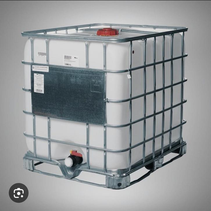 IBC kratten met vat, Doe-het-zelf en Verbouw, Kratten en Dozen, Zo goed als nieuw, Bak of Kist, Ophalen of Verzenden