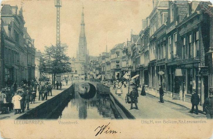 701127051 Leeuwarden Voorstreek, Verzamelen, Ansichtkaarten | Nederland, Friesland, Voor 1920, Verzenden
