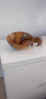 Leuk Handgemaakt Kommetje met Giraffe – Vintage,, Antiek en Kunst, Kunst | Beelden en Houtsnijwerken, Ophalen of Verzenden