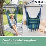 XXL Hangstoel | Binnen&Buiten Hangnest | Incl. 2 Kussens, Opvouwbaar, Nieuw, Ophalen of Verzenden, Eenpersoons