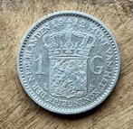 1 gulden 1912 Wilhelmina, Postzegels en Munten, Munten | Nederland, Ophalen, 1 gulden, Zilver, Koningin Wilhelmina