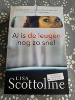 boek lisa scottoline - al is de leugen nog zo snel, Boeken, Ophalen of Verzenden, Zo goed als nieuw, Nederland