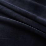 Gordijn verduisterend met ringen 290x245 cm fluweel zwart, Nieuw, 200 cm of meer, Ophalen of Verzenden, Zwart