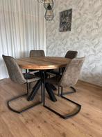 Ronde Eettafel - 120cm Diameter, Ophalen, Gebruikt, 100 tot 150 cm, Rond