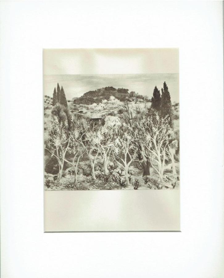 MOISE KISLING Paysage de Provance, Antiek en Kunst, Kunst | Litho's en Zeefdrukken, Ophalen of Verzenden