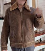 pilotenjack geschuurd leer, Ophalen, Gedragen, Bruin