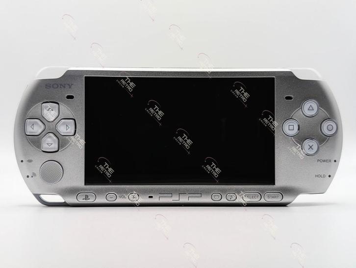 Sony PSP 3000 | Original "MysticSilver" | Bundle | 300 Games, Spelcomputers en Games, Spelcomputers | Sony PSP, Refurbished, PSP 3000