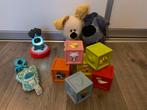 Woezel & Pip nachtlamp, knuffels, trilfiguur en blokken, Ophalen of Verzenden, Zo goed als nieuw, Jongen of Meisje