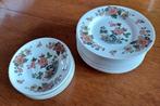 Wedgwood 'Eastern Flowers Pattern' gebaksbordjes & schotels, Antiek en Kunst, Antiek | Servies los, Ophalen of Verzenden