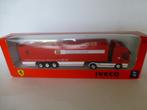 Newray Iveco Stralis Ferrari transporter 1:87, Hobby en Vrije tijd, Ophalen of Verzenden, Zo goed als nieuw, Auto, Overige merken