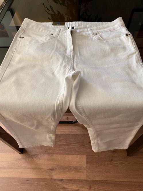 NIEUW: 3/4 broek MS Mode katoen/stretch maat 42, Kleding | Dames, Broeken en Pantalons, Nieuw, Maat 42/44 (L), Wit, Driekwart