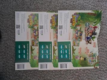 Plis jungle club zegels 3 spaarkaarten beschikbaar voor biedingen
