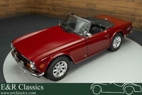 Triumph TR6 Cabriolet | 1974, Auto's, Oldtimers, Bedrijf, Te koop, Triumph, Benzine, Overige carrosserieën, Handgeschakeld, Rood