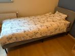 Slattum IKEA Bedframe - Eenpersoons - Lichtgrijs, Ophalen, Gebruikt, 90 cm, Eenpersoons