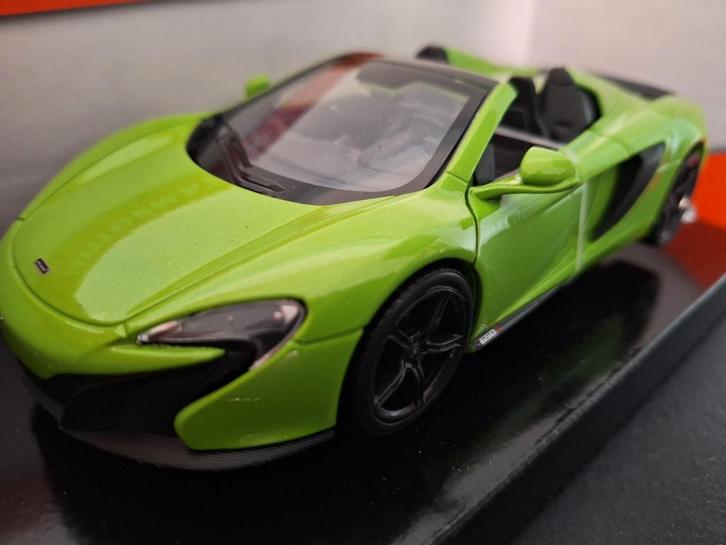 McLaren 650S Spyder 2014 Schaal 1:24, Hobby en Vrije tijd, Modelauto's | 1:24, Nieuw, Auto, Motormax, Ophalen of Verzenden