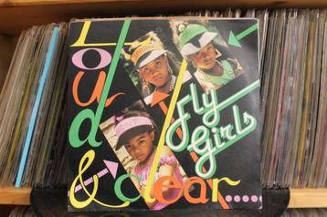 7" Single Fly Girls - Loud & Clear + Instrumental beschikbaar voor biedingen