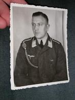 Luftwaffe soldaat met abzeichen 1941 met tekst, Verzamelen, Ophalen of Verzenden, Luchtmacht, Duitsland, Foto of Poster