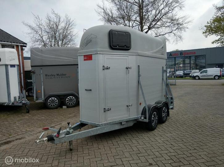Zeer mooie aluminium Weijer traveller 1,5 paardstrailer., Dieren en Toebehoren, Paarden en Pony's | Trailers en Aanhangwagens