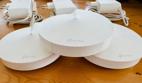 TP-Link Deco P7 router (3-pack) Mesh WiFi Powerline backhaul, Computers en Software, Routers en Modems, Zo goed als nieuw, Ophalen of Verzenden