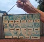 Oud Aap Noot Mies Glas in Lood Schilderij, Antiek en Kunst, Ophalen