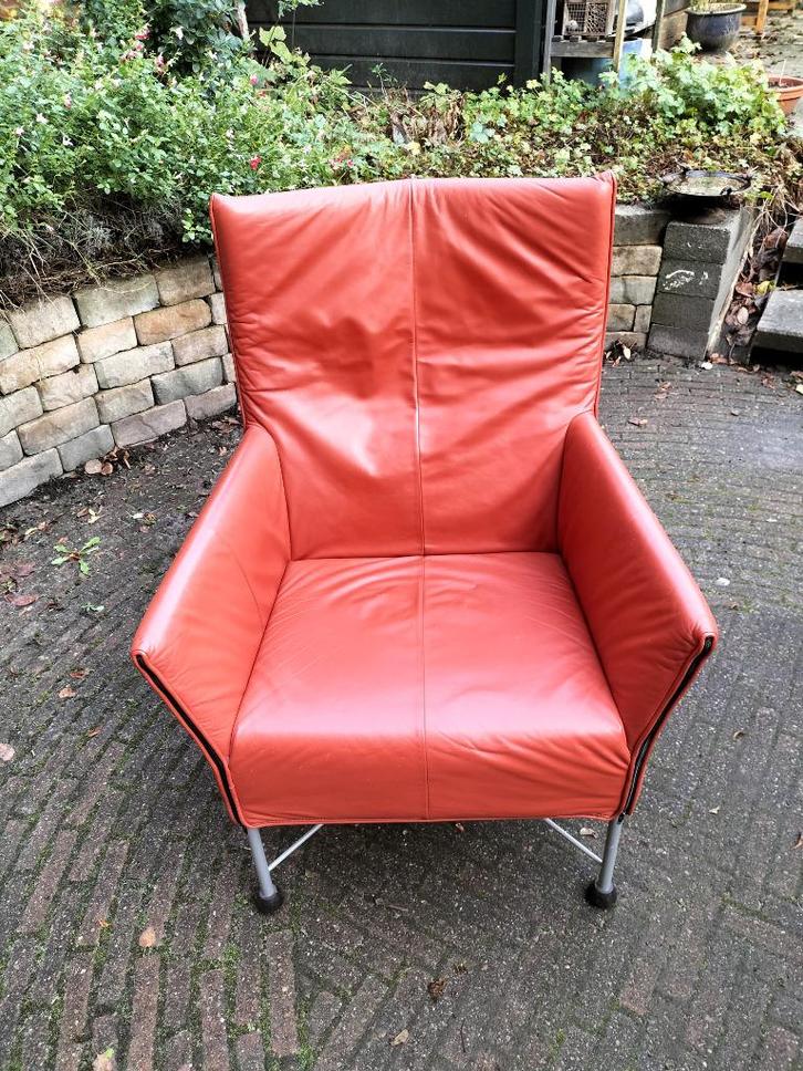 Fauteuil, Montis Charly, Huis en Inrichting, Fauteuils, Gebruikt, Leer, 50 tot 75 cm, Minder dan 75 cm, Ophalen