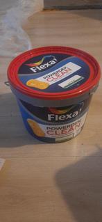 Flexa Powerdek emmer 10L RAL 9010 verf - nieuw, Doe-het-zelf en Verbouw, Verf, Beits en Lak, Ophalen, Wit, Nieuw, Verf