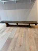 Vintage houten schoolbank, Kindermaat 146 t/m 176, Ophalen, Zo goed als nieuw, Materiaal