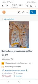 Lama en konijn pak, Ophalen of Verzenden, Zo goed als nieuw, 104 of kleiner, Jongen of Meisje