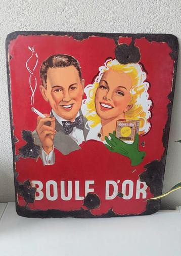 Boule D'or emaille reclamebord  beschikbaar voor biedingen