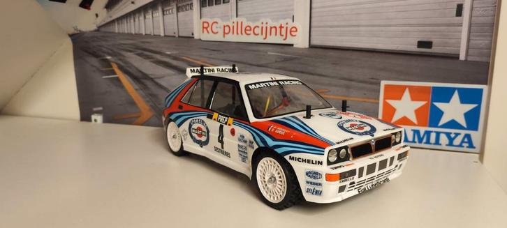 Tamiya Lancia Delta tt-01 58342 nieuw, Hobby en Vrije tijd, Modelbouw | Radiografisch | Auto's, Nieuw, Auto onroad, Ophalen of Verzenden