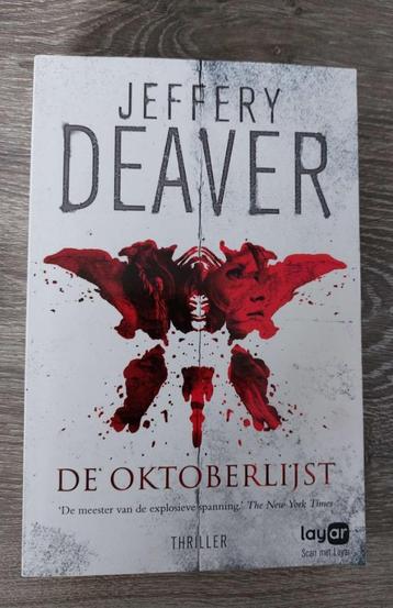 Jeffery Deaver - De oktoberlijst   beschikbaar voor biedingen