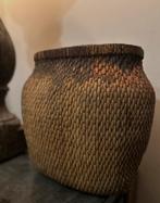 Oude Chinese mand Aziatisch oosters sober sleets imperfect, Antiek en Kunst, Ophalen of Verzenden