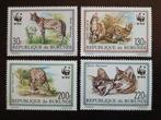 Burundi 1992 WWF Serval, Postzegels en Munten, Postzegels | Afrika, Ophalen of Verzenden, Overige landen, Postfris