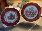 2 porseleinen borden in de stijl van Limoges van HW Bavaria, Huis en Inrichting, Ophalen, Zo goed als nieuw