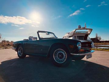 Triumph TR-6 2.5 1973 Groen. Super netjes! Technisch top.