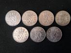 Zilveren 2 1/2 Gulden Juliana (Set) 7 stuks, Postzegels en Munten, Munten | Nederland, Koningin Juliana, Setje, Zilver, Ophalen of Verzenden